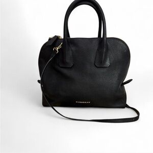 Burberry Greenwood Bowling Handbag in Black with dust bag